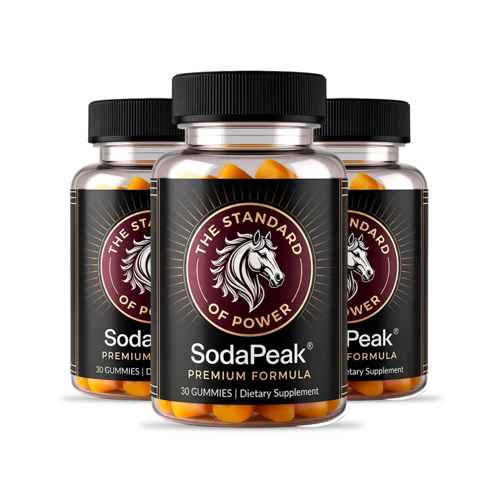 3 Bottles of SodaPeak